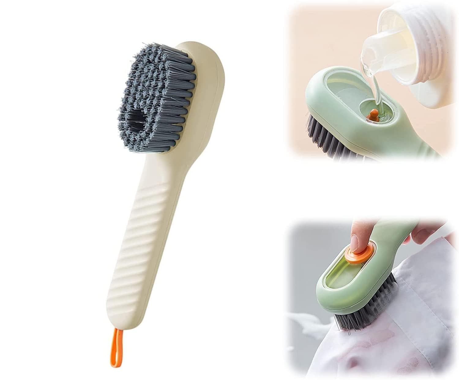 BIRDLINE Shoe Brush for Leather Shoes Black & Brown Cleaning Polish Kit, Boot Cleaner, Shine & Care with Horse Hair Soft Soap Dispensing Cleaning Brush with Handle Scrubbing Reusable Washing Clothes Cleaning. (B0C2QZWM1L) Amazon Price History, Amazon Price Tracker