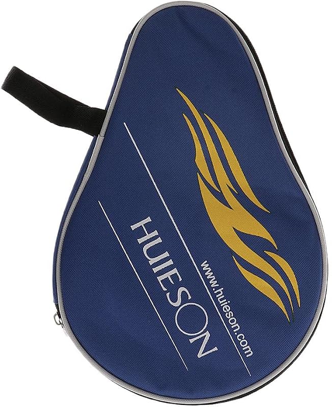 SM SunniMix Table Tennis Racket Case Pong Paddle Case Carry Bag Cover Holder Soft Oxford Cloth with Ball Pouch Suitable for Sports
