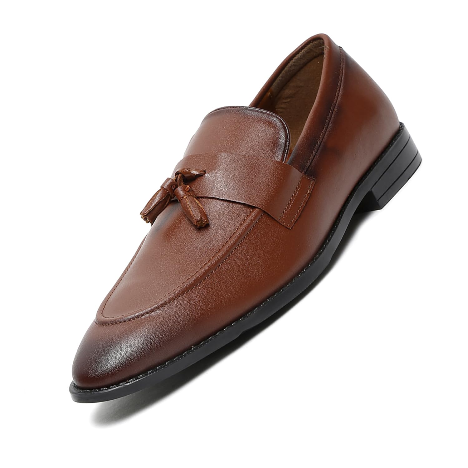 LOUIS STITCH Loafers Formal Shoes for Men | Shoes Men Slip-On Moccasins with Tassel | Perfect for Business, Casual Solid Brunette Brown | UK Size 12 (LSRGMCPLTATN) (B0CWLP4DBD) Amazon Price History, Amazon Price Tracker