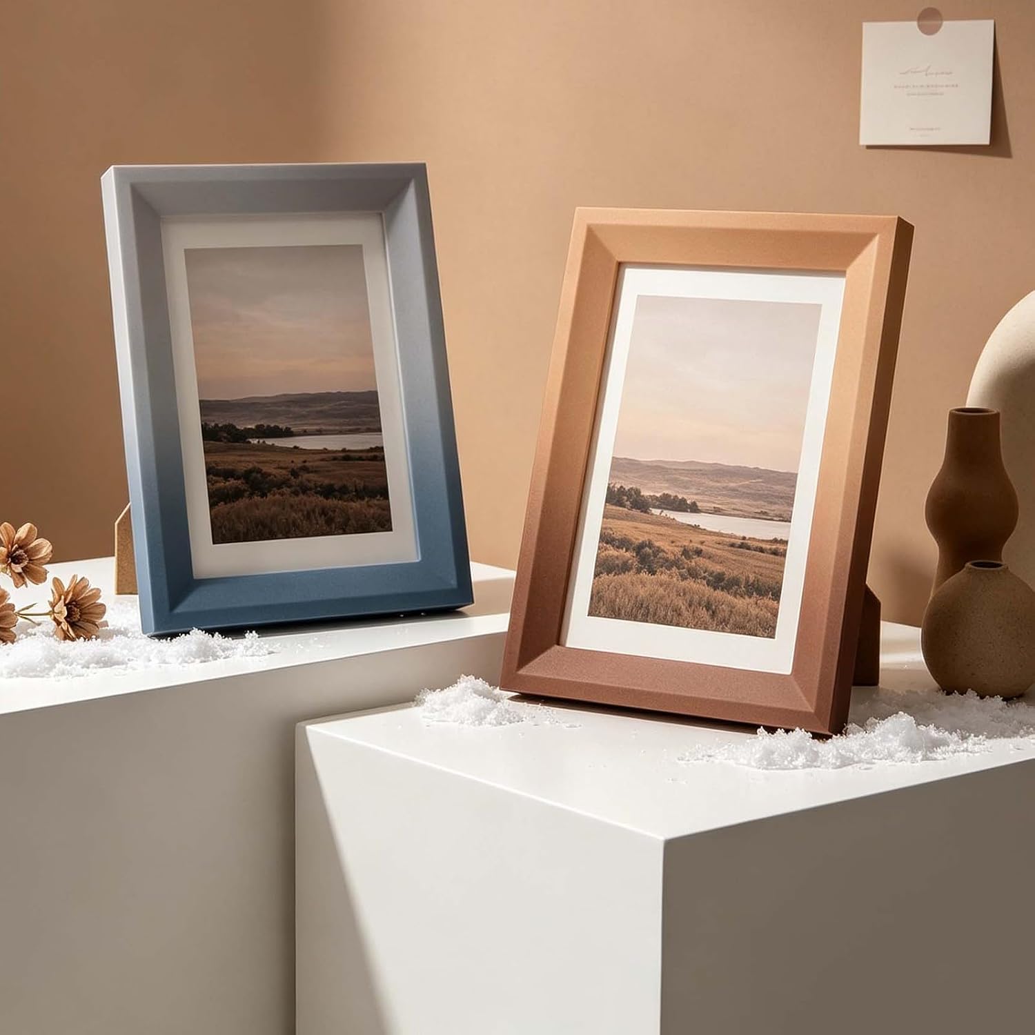 Silicone Photo Frame Mold, Rectangular Resin Picture Mold, for Home Wall Decor Gift Making