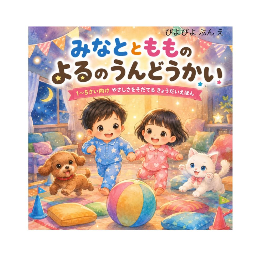 みなとともものよるのうんどうかい: 1〜5さい向け やさしさをそだてる きょうだいえほん