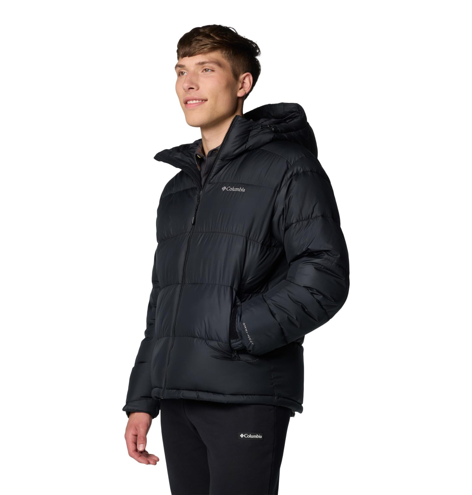 COR22 Columbia Pike Lake Hooded, Giacche Uomo, Dark Purple/Shark, L