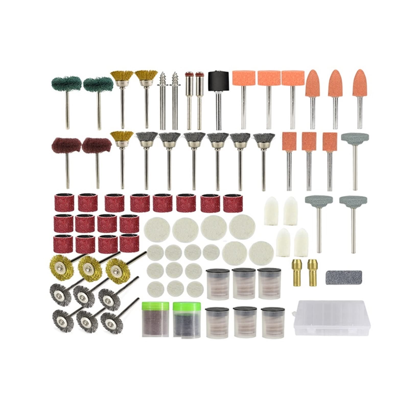 Broca 327 piezas juego de herramientas de pulido de lijado para herramientas rotativas kit de accesorios de herramientas giratorias (color: 327 piezas)