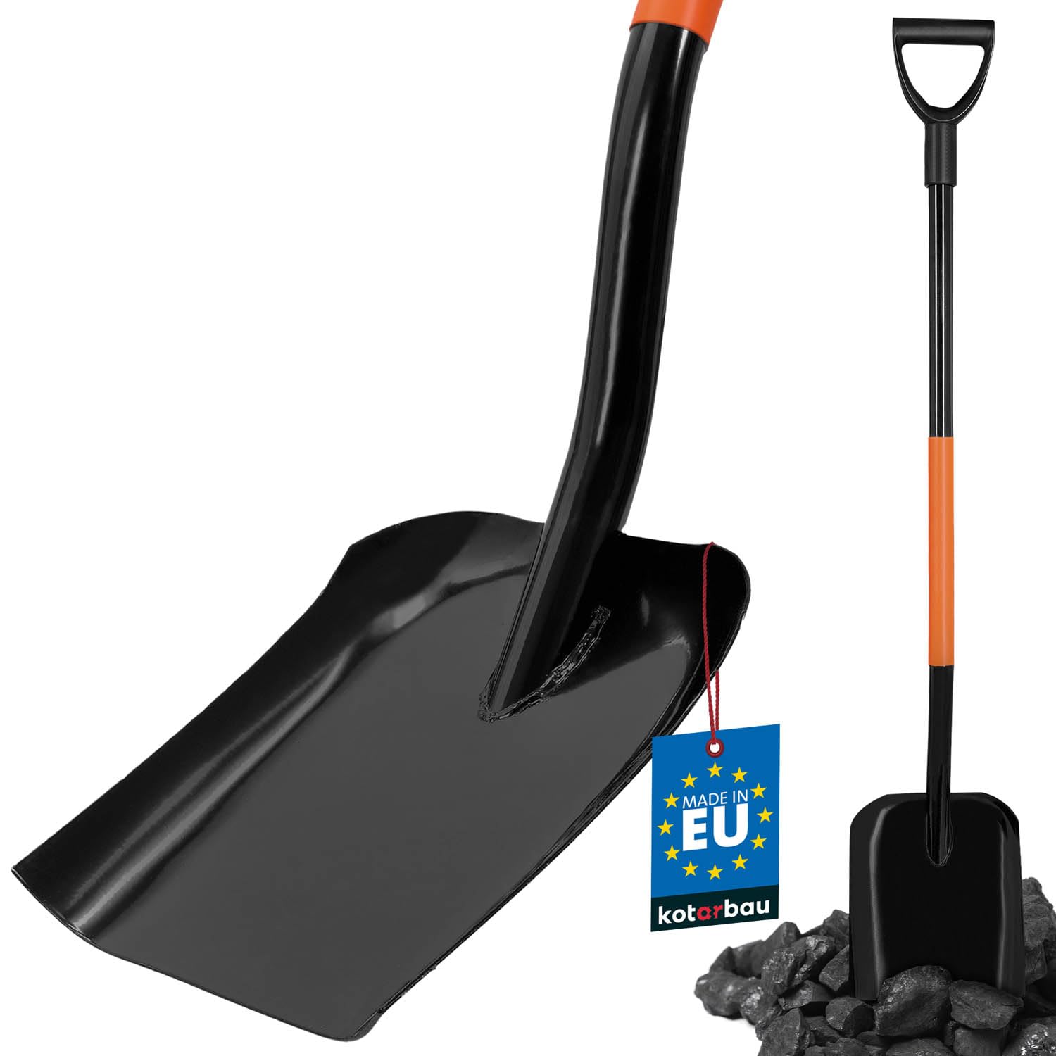Pala Per Cavi Synx Tools – Lama In Acciaio 11 Cm, Manico In Frassino 130 Cm, Gradino Per Pressione, Per Trincee Strette