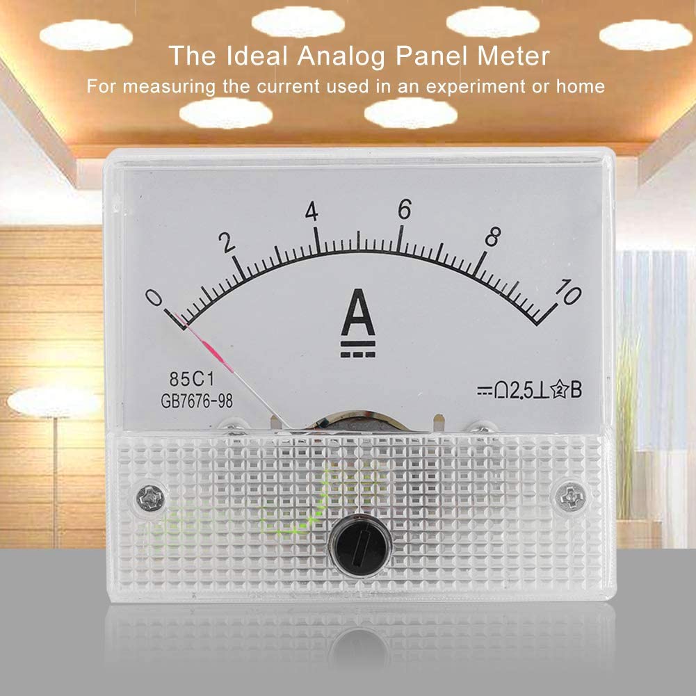 Amperometro Analogico DC 0-10A - Precisione 2.5, Per Misurare Corrente, Compatto - Foto 12