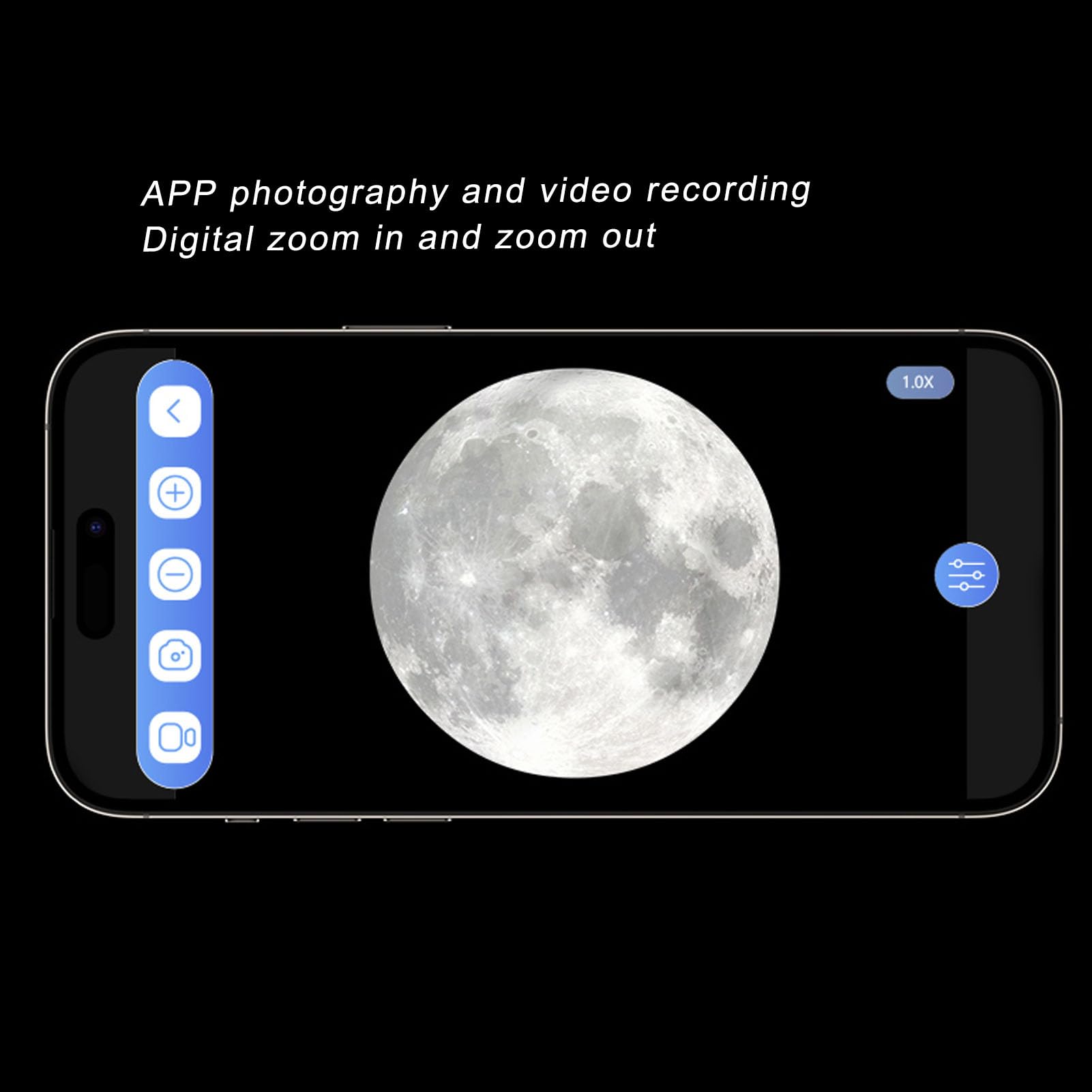 Oculare WiFi Portatile con Schermo da 2,8 Pollici per | Fotocamera HD da 2 MP per Registrazione Video 1080P, Interfaccia per Telescopio da 1,25/0,965 Pollici, Connettore per