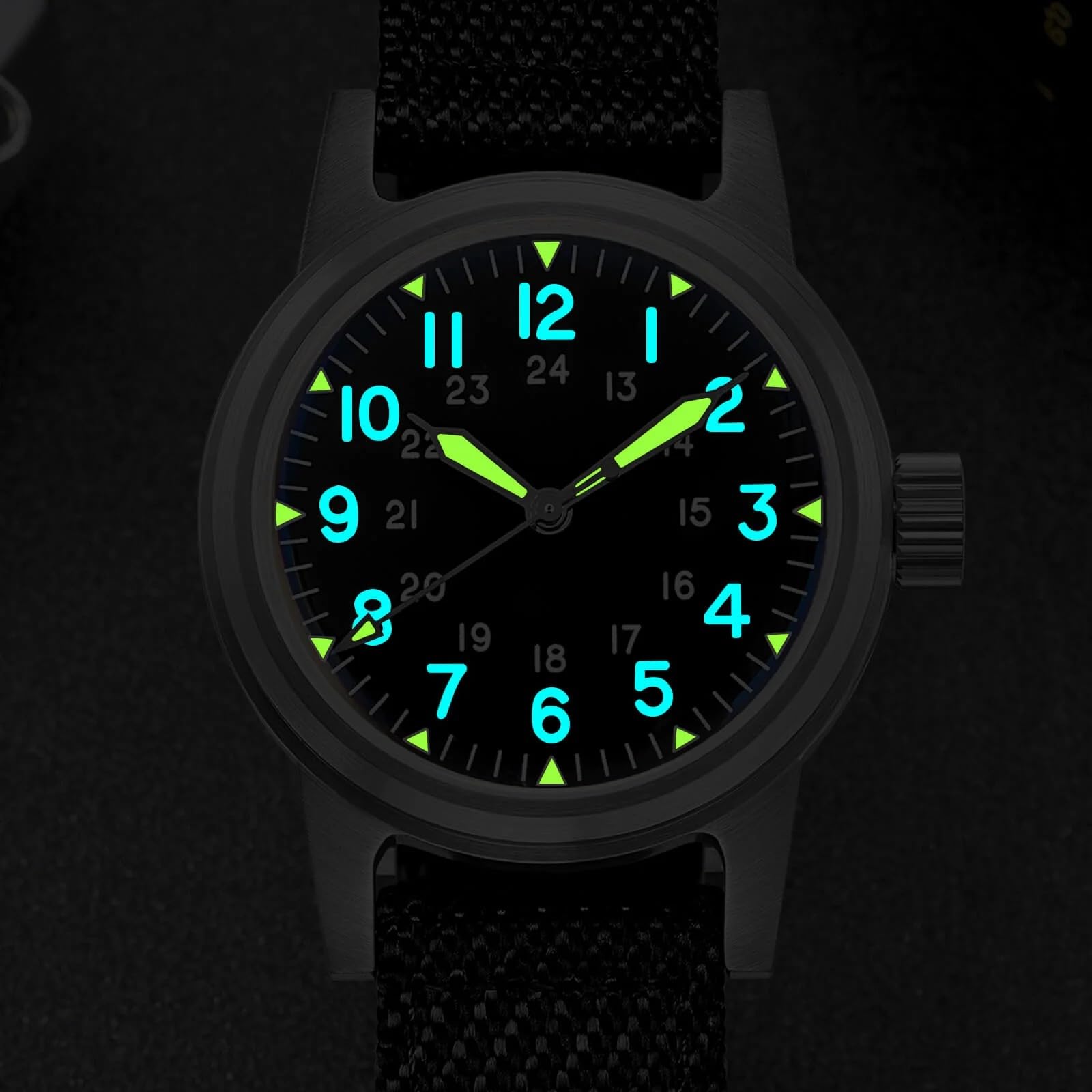 TACTICAL FROG ADDIESDIVE AD2088 36 mm zegarek mechaniczny vintage
