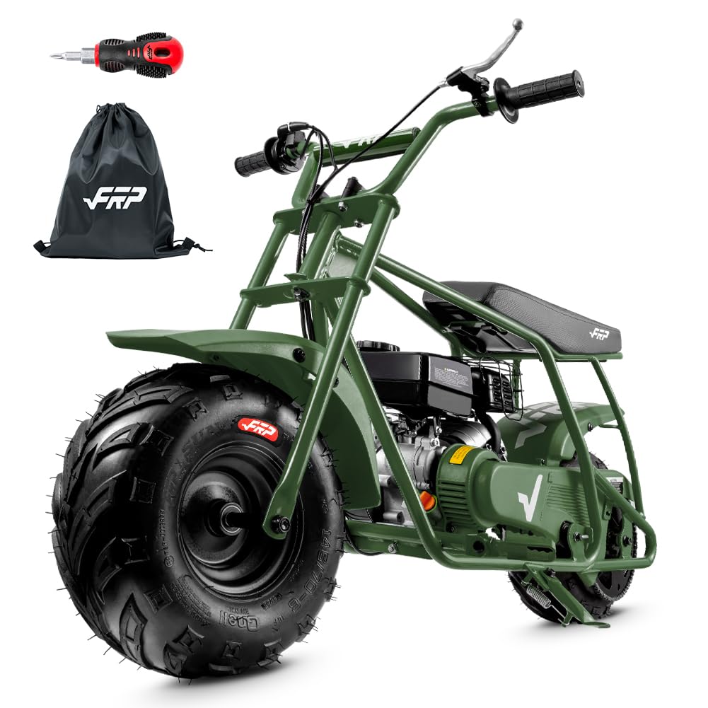 FRP GMB100 Basic Mini Bike 99cc 4-Stroke Off Road for Teens Adults 220 LBS
