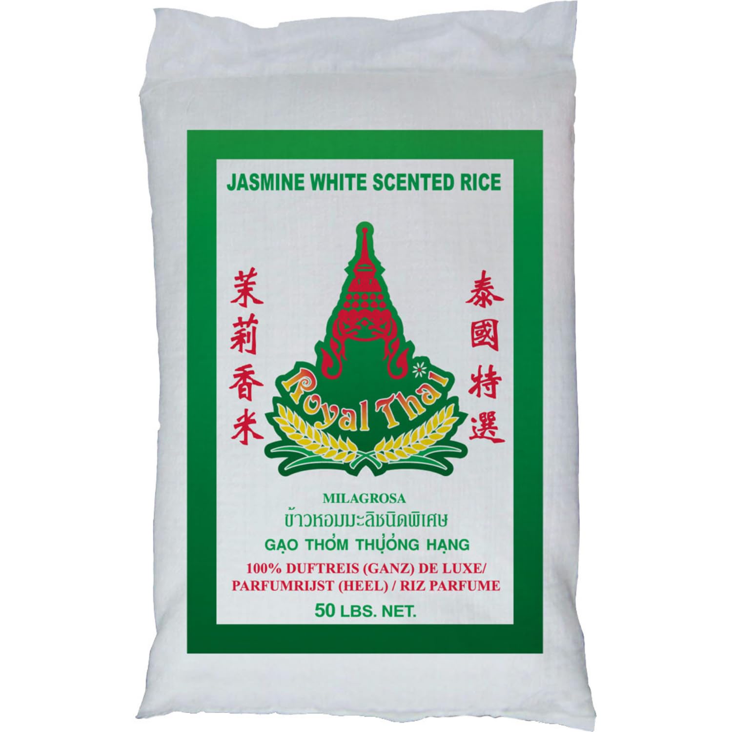 [22,7 kg] Royal THAI długoziarnisty ryż zapachowy (całość) DE LUXE / Jasmin White Scented Rice