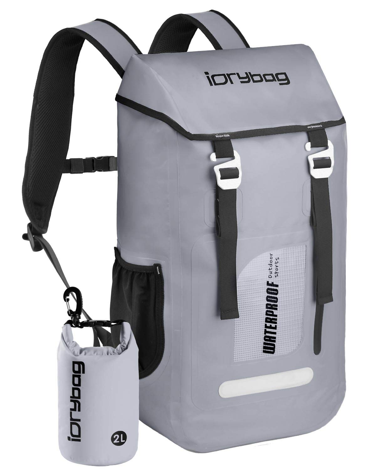 IDRYBAG Waterproof Backpack Dry Bag 30L, Dry Backpack Bags Waterproof for Women Men, Dry Sack Waterproof Bag for Kayaking, Canoeing, Floating, Boating, Rafting, Hiking, Camping