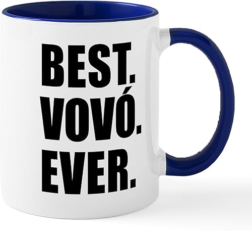 Miniatura 8 de CafePress Best Vovo Ever (Grandma) Drinkware Mugs Taza de café de cerámica de 11 oz (11.0 fl oz)