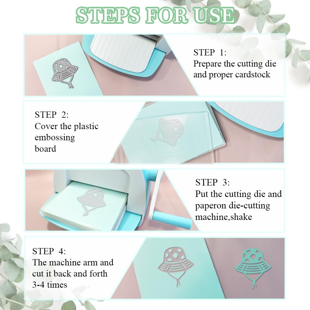MAYJOYDIY Metall-Stanzformen mit Hutmotiven, Cowboyhut, magische Hüte, Stanzformen, Brillen, Schnurrbart, Krawatte, Prägeschablonen, Scrapbooking, Werkzeug für DIY, Scrapbooking, Basteln