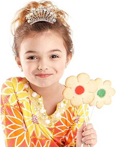 Miniatura 5 de NODG 3 piezas de corona de tiaras plateadas con peine para el cabello, corona de tiaras para mujer, diadema de princesa brillante de cristal para