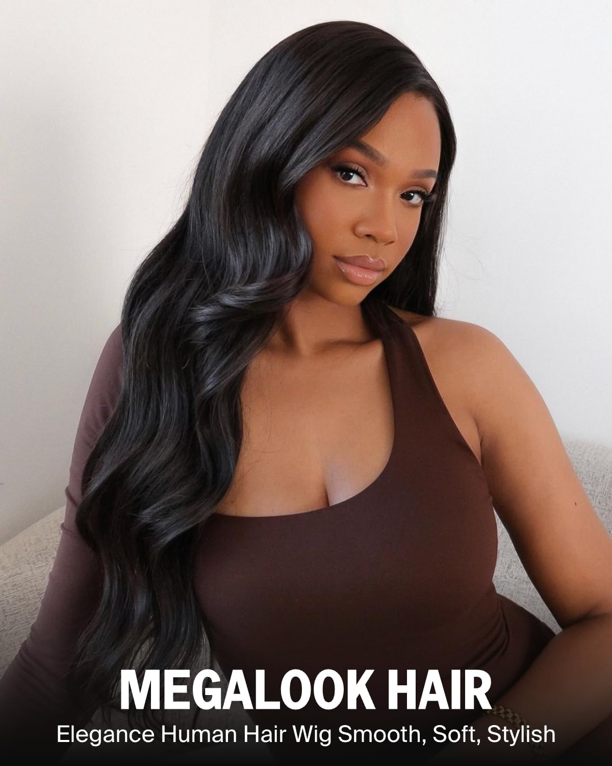 Wear and Go Glueless Wigs Human Hair Pre Plucked Pre Cut 6x5 HD Lace Closure Wigs Human Hair Glueless Body Wave Wig Real Pre Bleached Tiny Knots Wig Natural Black 26 Inch