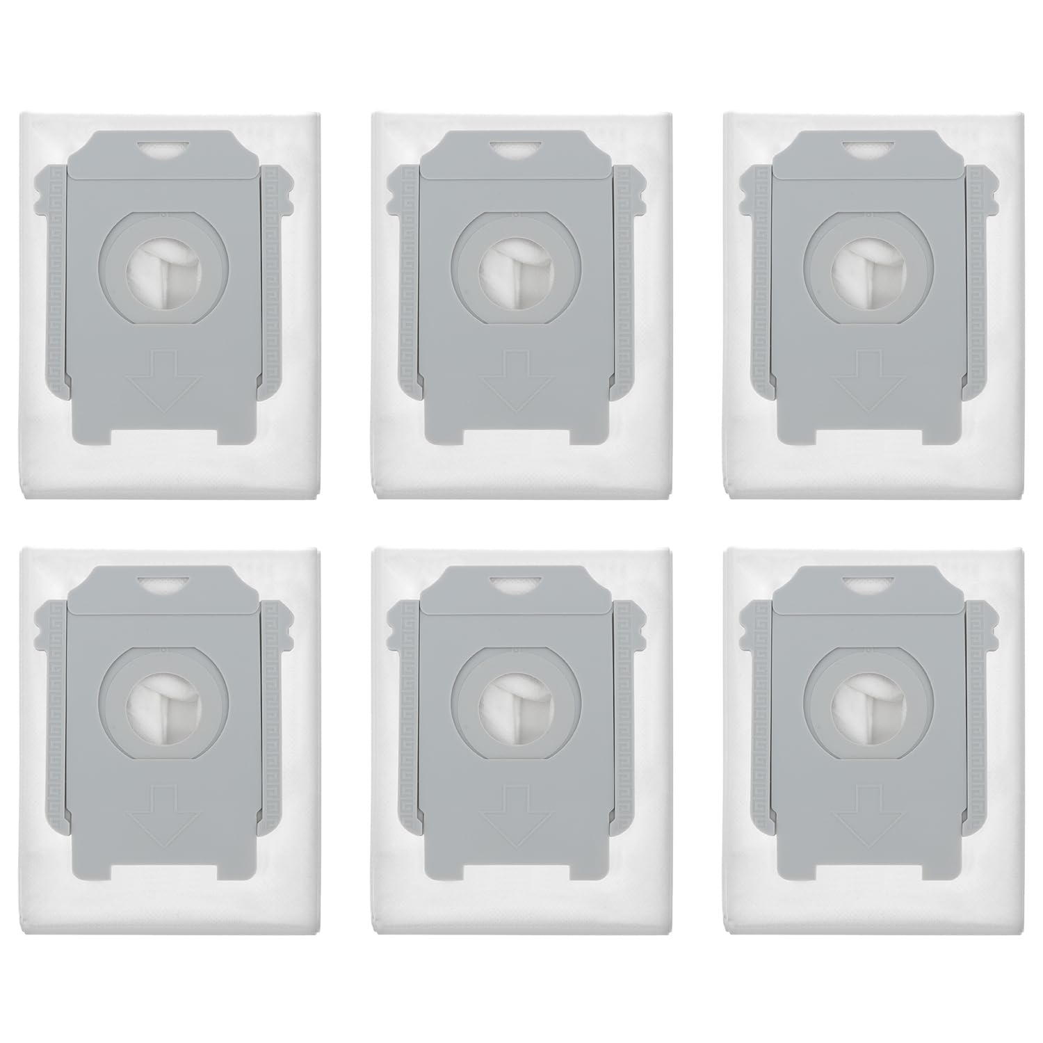 Confezione da 6 sacchetti per Roomba i7, i7+, i7Plus, i8, i8+, i3, i3+, i4, i4+, i6, i6+, j7, j7+, s9, s9+, s9Plus Borsa di ricambio per Roomba aspirapolvere