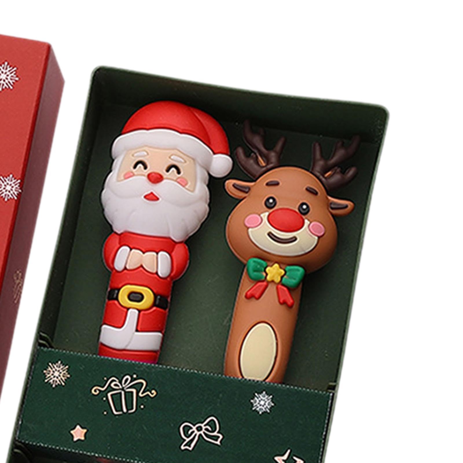 Set di 5 cucchiai di Natale forchette set di posate natalizie per uso quotidiano cucina di Natale 2C