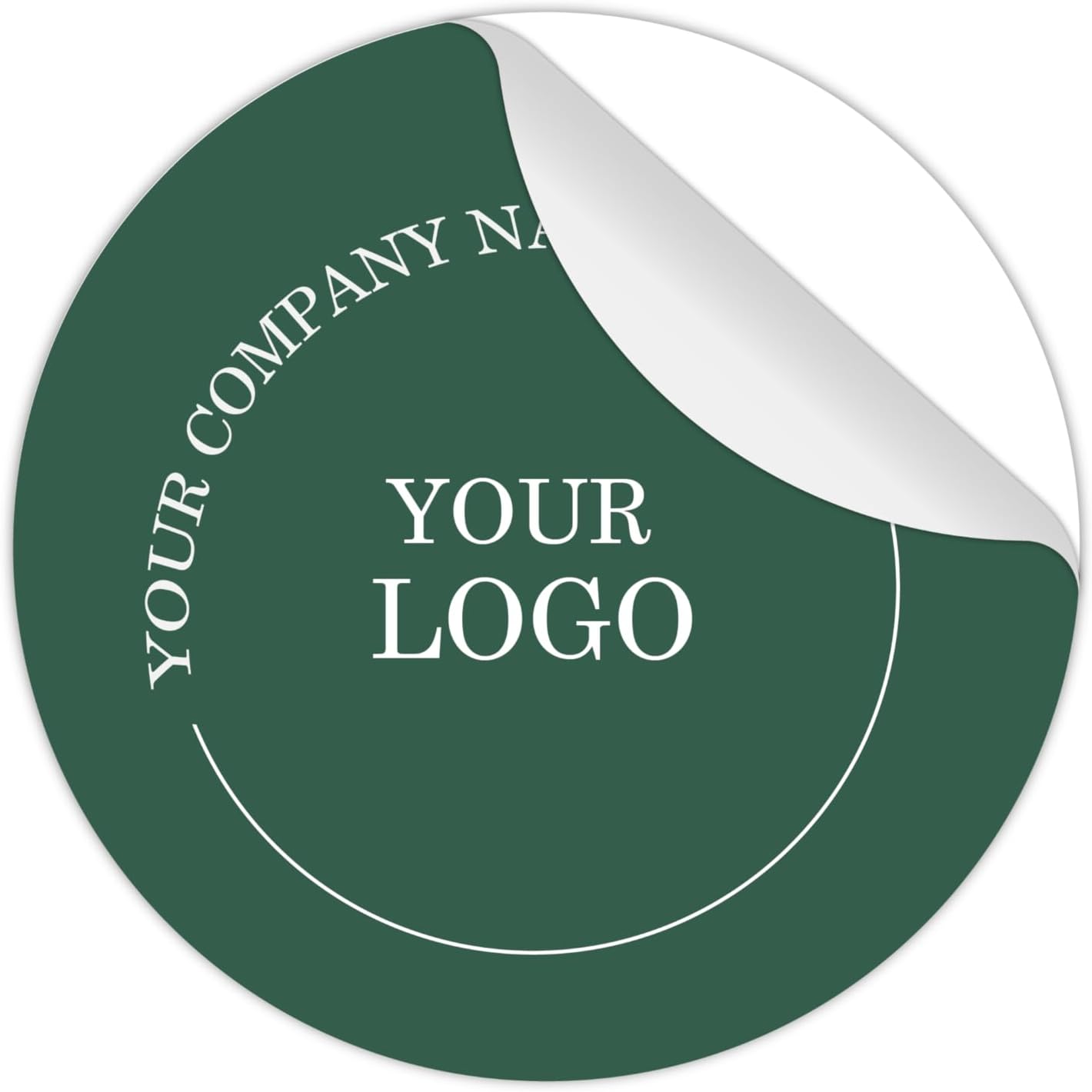 Customized Sticker Labels for Packaging and Small Businesses, Envelopes Boxes Gifts | 120 Personalized Labels Peel & Stick | Brand Boosting Made Easy (2 x 2 Inch)