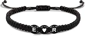Initial Bracelets for Women Men's Bracelets Gifts for Girlfriend Boyfriend Letter Bracelets I Love You Gifts for Her Him Best Friend Birthday Gift Christmas Jewelry