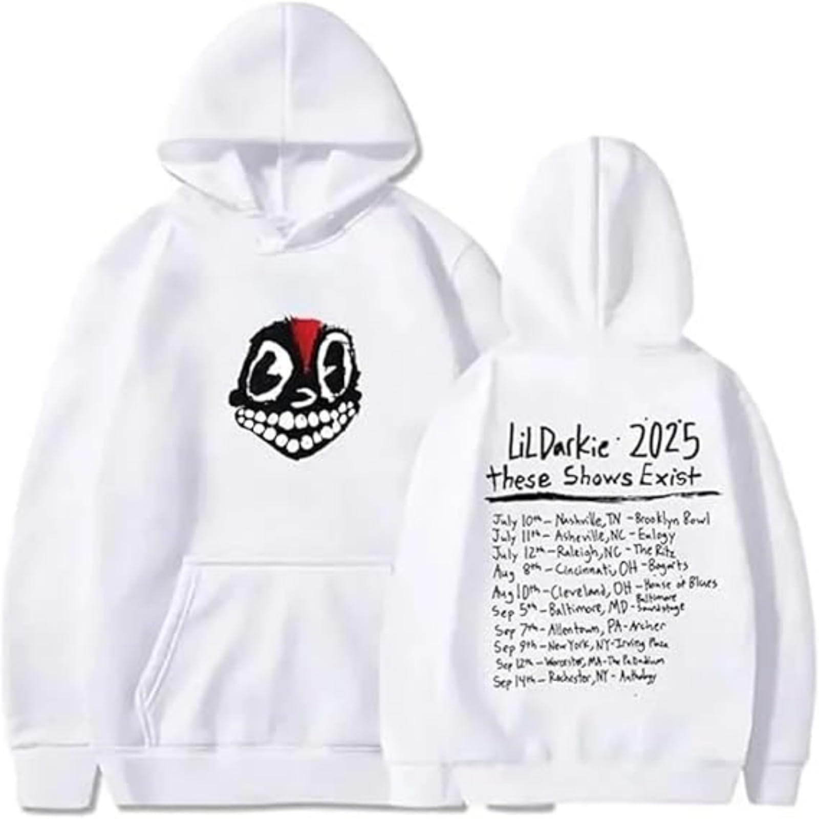 Hoodies Lil Darkie Harajuku Style Long Sleeved Sweatshirt for Men and Women Children's Large Size Casual Pullover Stylish Loose Outerwear