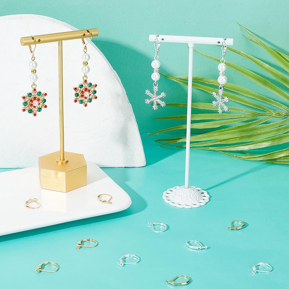 SUNNYCLUE 1 doos met 100 Franse oorbelhaken van roestvrij staal 304 voor het maken van sieraden voor vrouwen en volwassenen