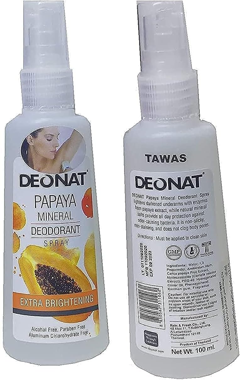 Deonat Papaya Mineral deodorant Spray 100 ml