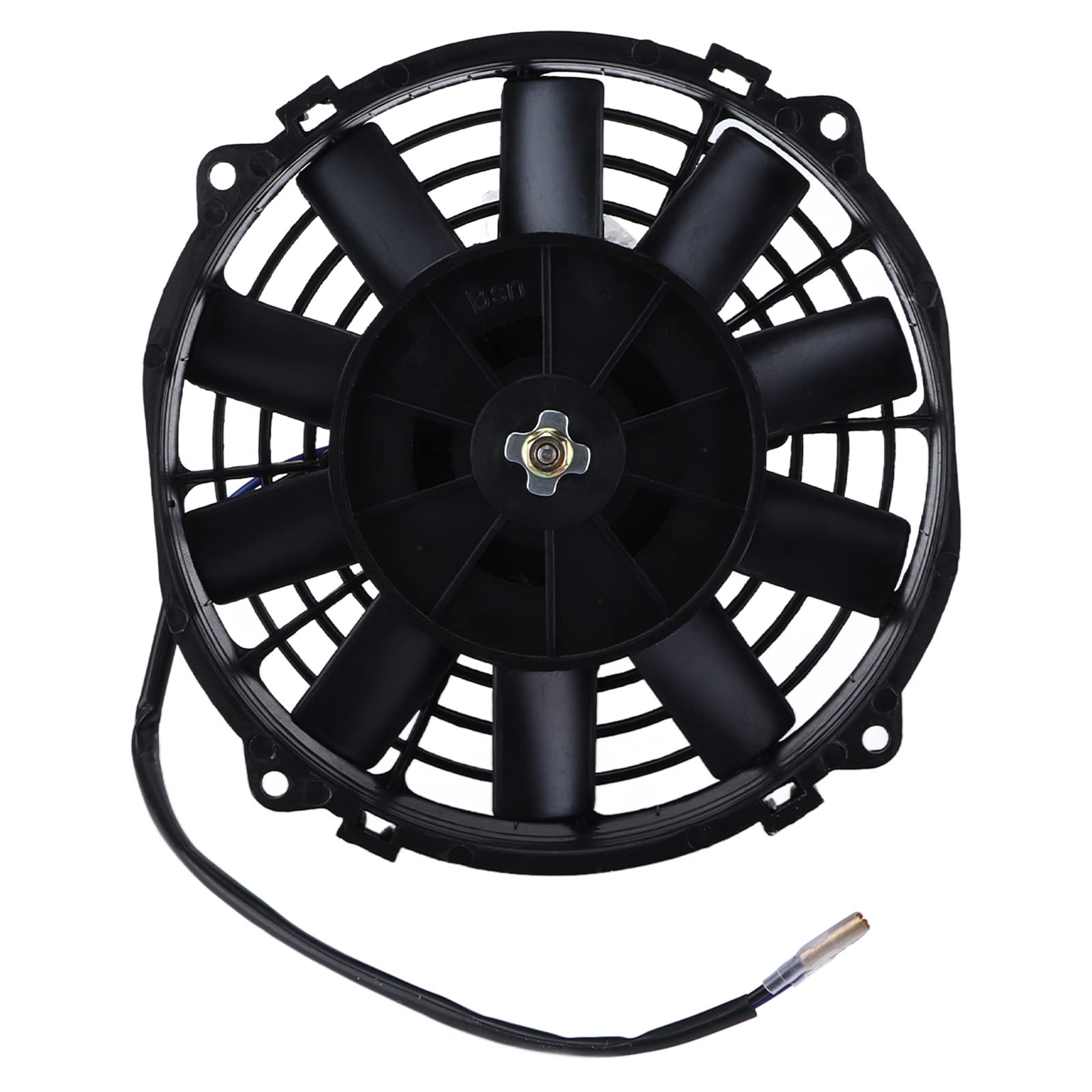 Ventola di Raffreddamento del Radiatore Elettrico 8 Pollici, Ventola di Raffreddamento del Motore 12V 80W a Lama Dritta Pull Push Slim per AC Intercooler
