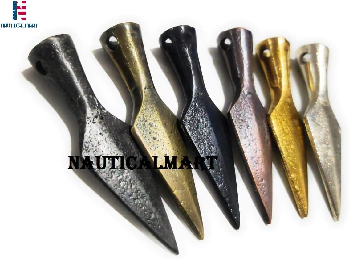 Nautical-Mart Hand Forged Spear Head Pendant, Arrow Head Pendant, Viking Pendant Norse/Medieval/Jewelry/Skyrim