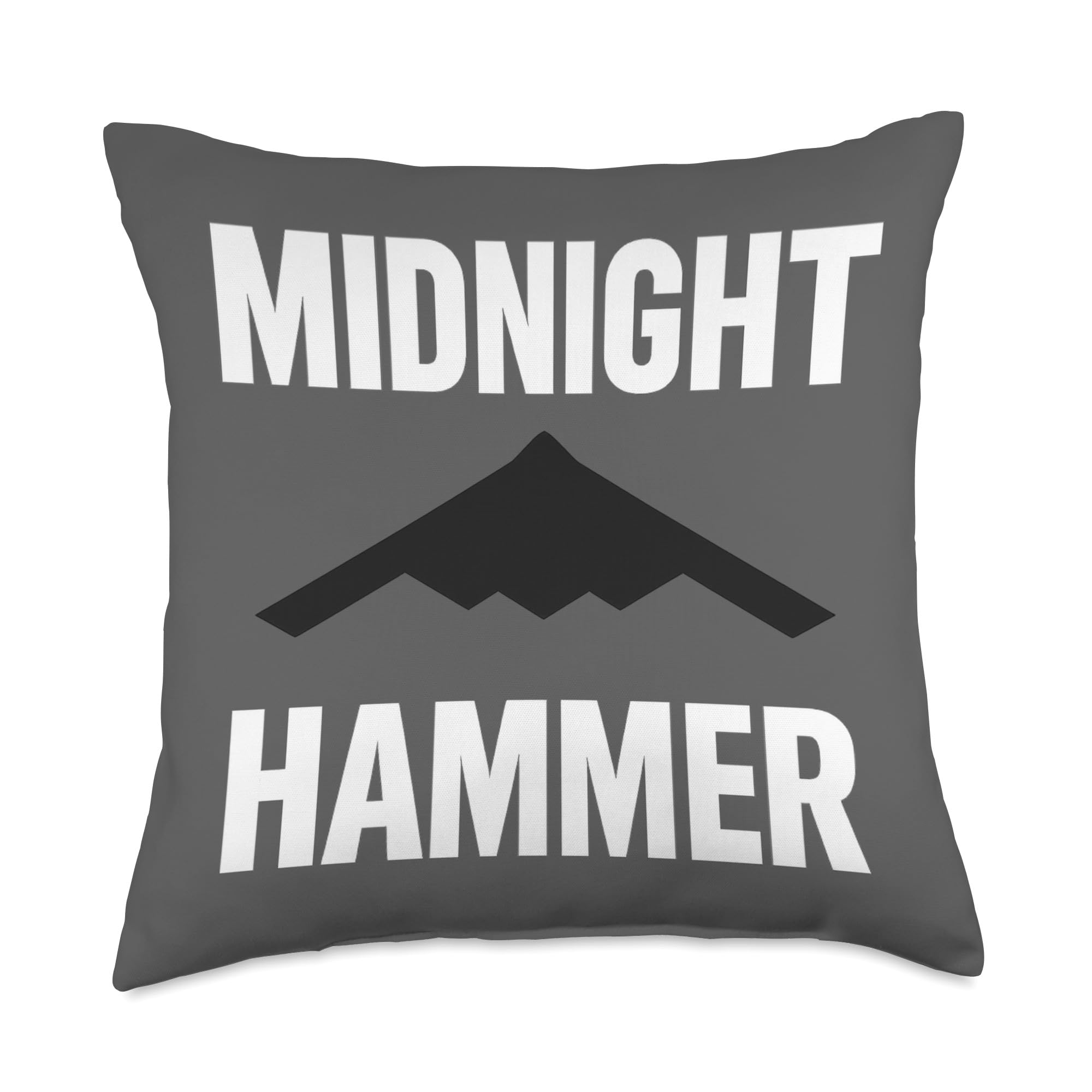 Midnight Hammer USA Throw Pillow