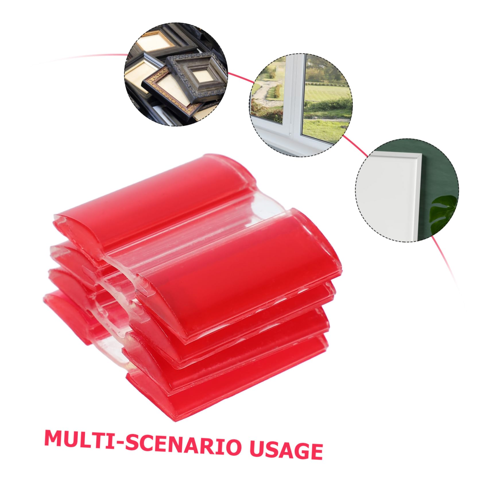 SOLUSTRE 4 Pezzi Cerniere Adesive in Acrilico Trasparente Angoli Regolabili per Porte e Mini Porte, Installazione a Strappo per Uffici e Abitazioni