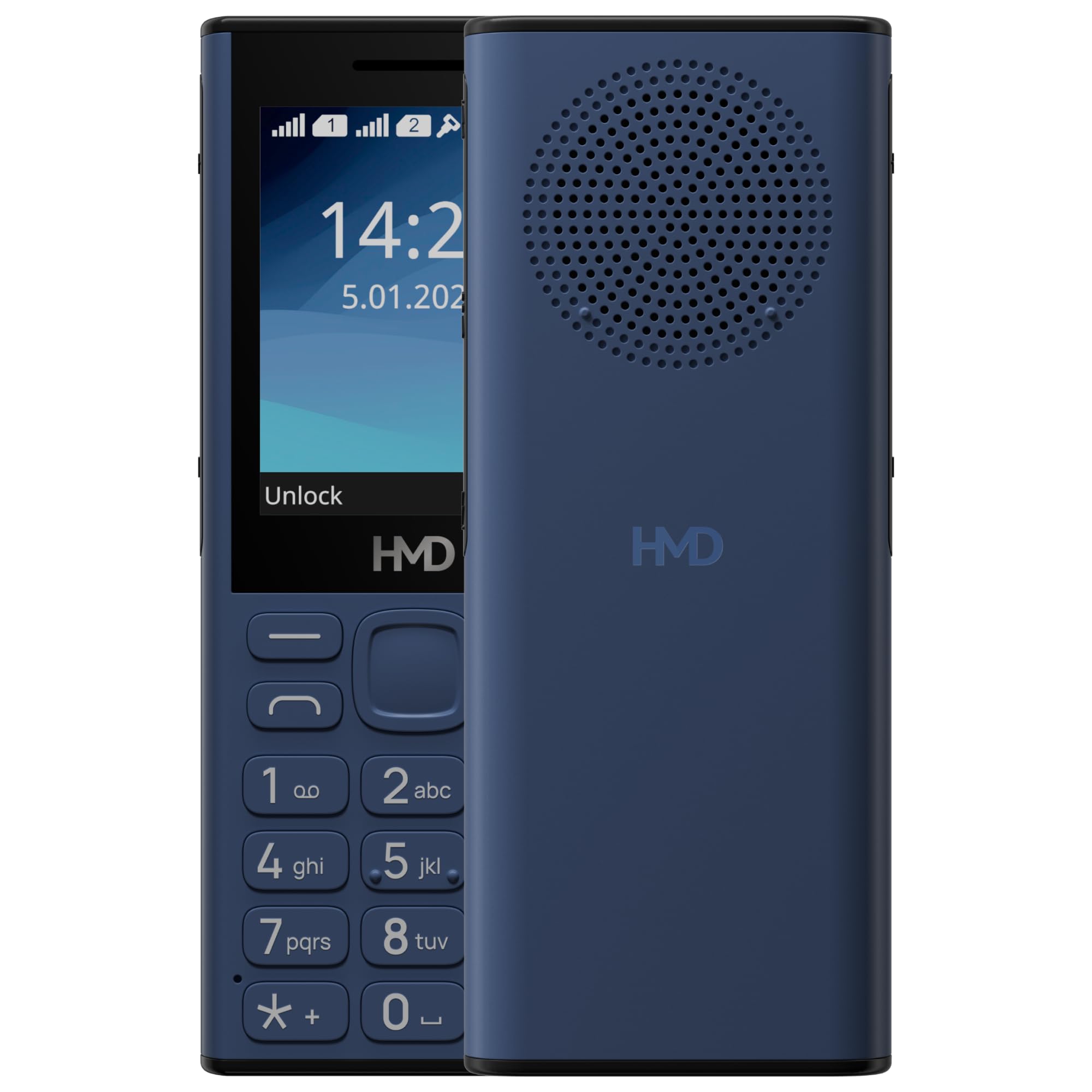HMD 130 Music Feature Phone with Loud Speaker & UPI