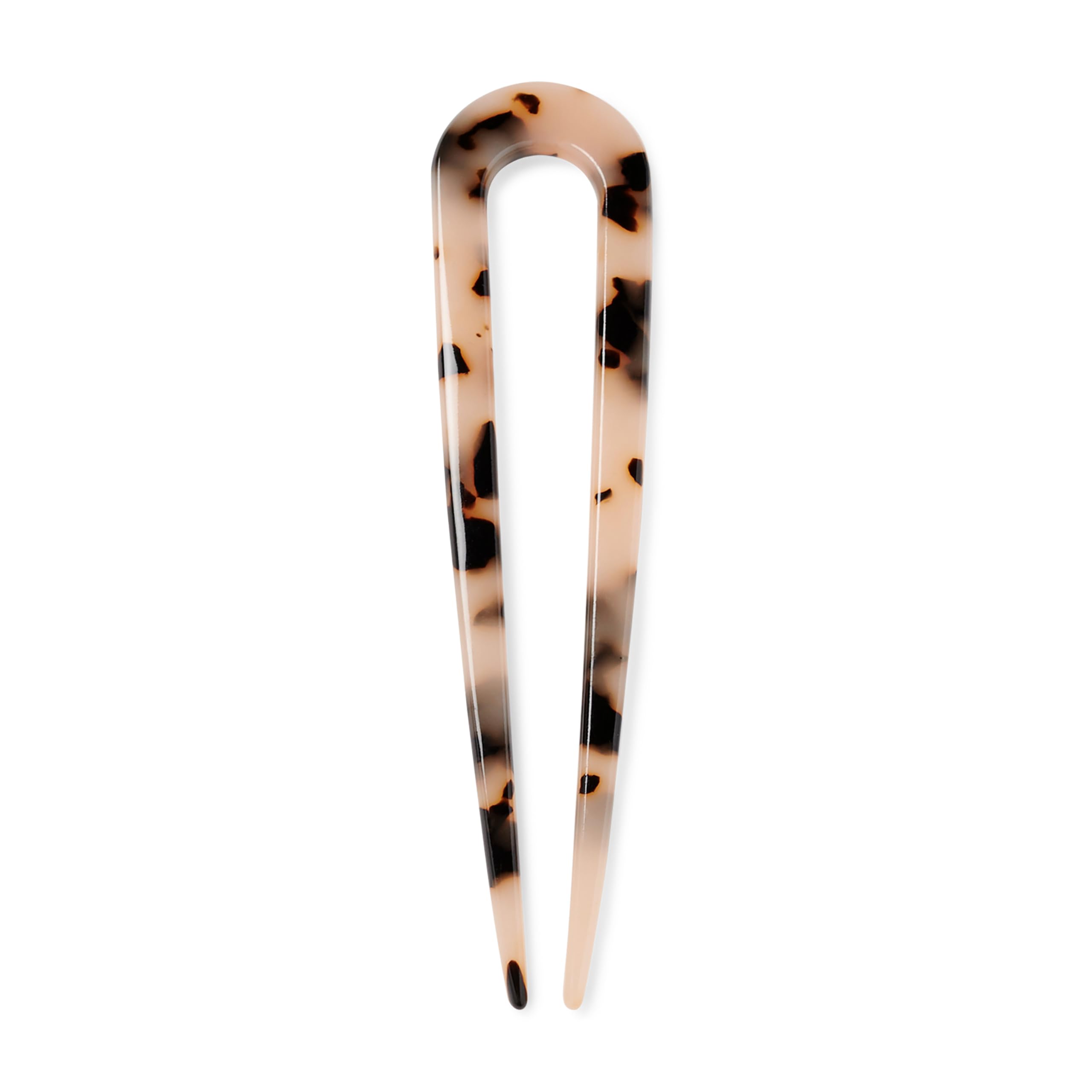 The Hair Edit Sleek Chignon French Hair Pin, Elegant Tortoise Pattern Tortoise 1 Count (Pack of 1)