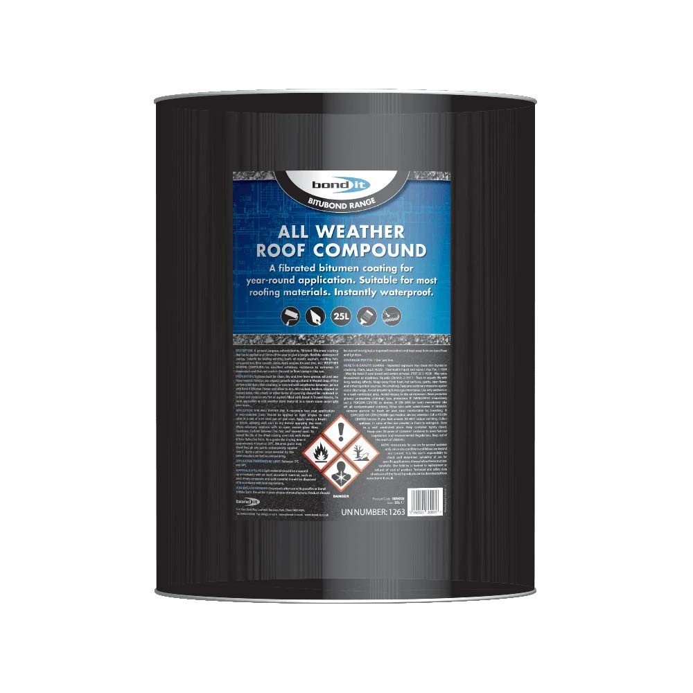BondIt All weather roofing compound 2.5 litre waterproof coating