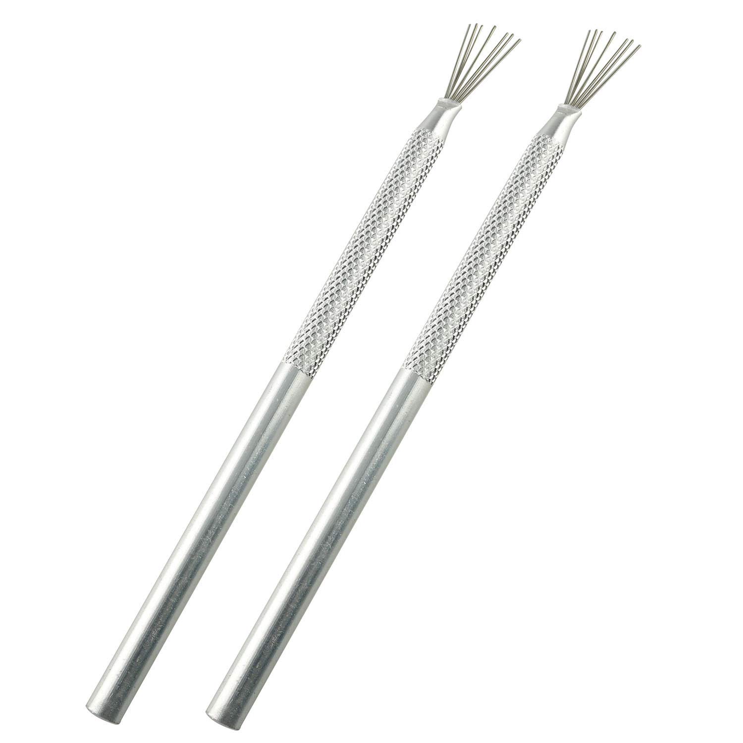 Tegg Clay Needle Tool 2PCS Feather Wire Texture Tool for Clay Sculpting Texturing Modeling