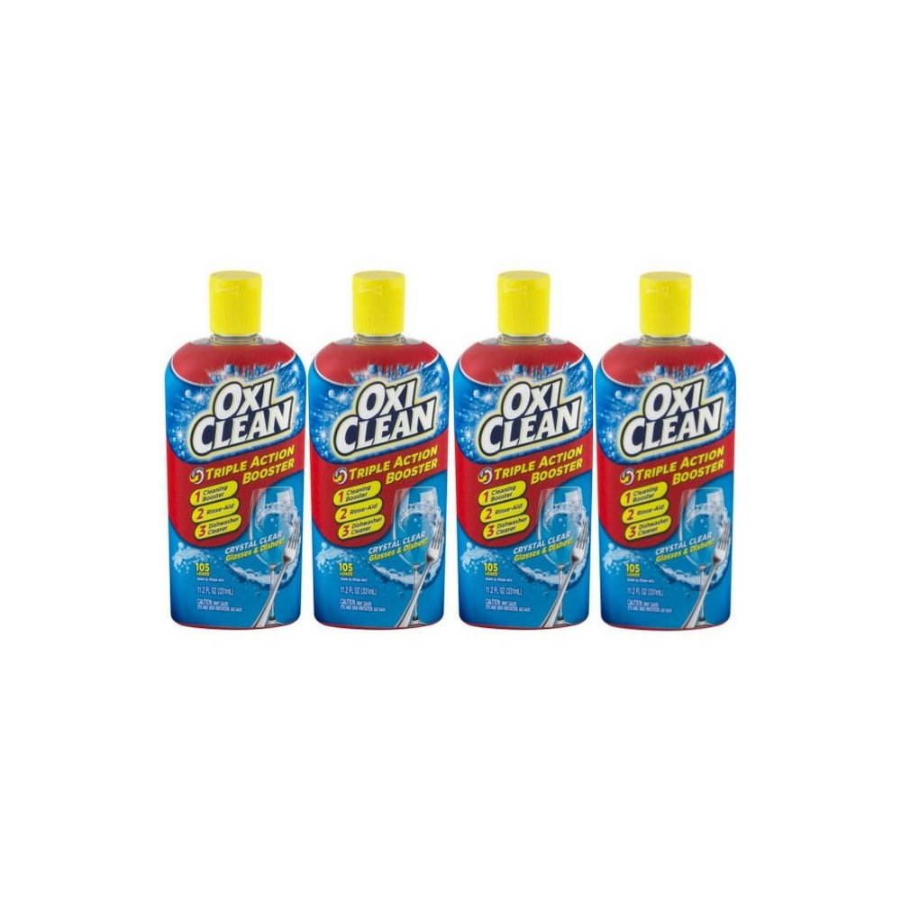 OxiClean Triple Action Booster, 11.2 FL OZ - Pack of 4