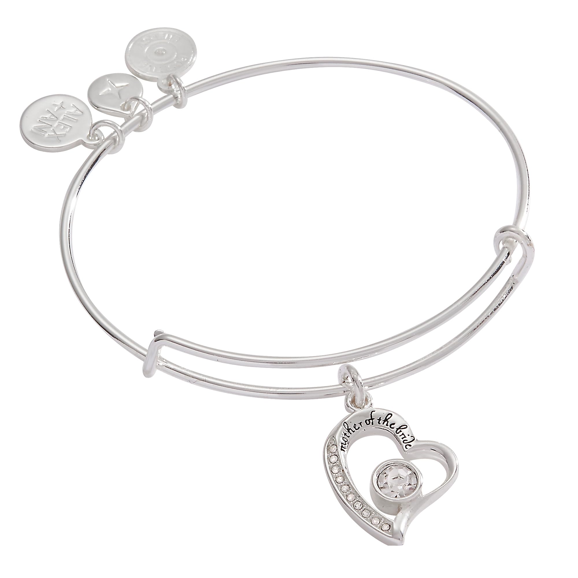 Alex and Ani Mother of the Bride Heart Bangle