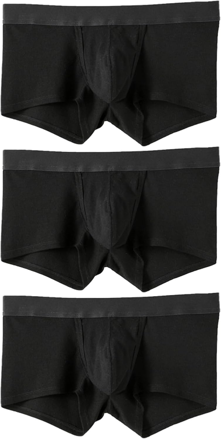 Men Sexy Underwear Open Front Boxers Shorts Penis Pouch Soft Panties Sports Underpants