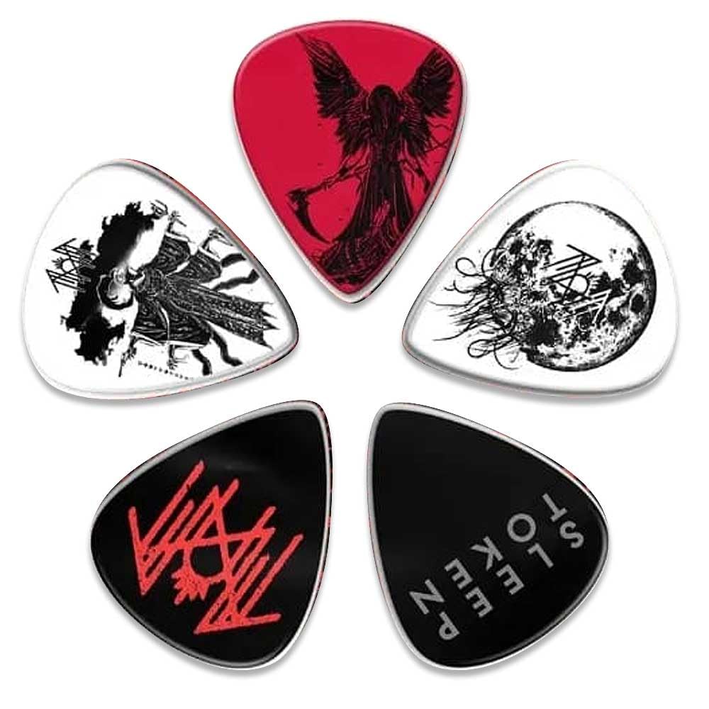 Razamataz Sleep Token Take Me Back to Eden Guitar Picks One Size, Black, Approximately 36cm x 28cm - Image 4
