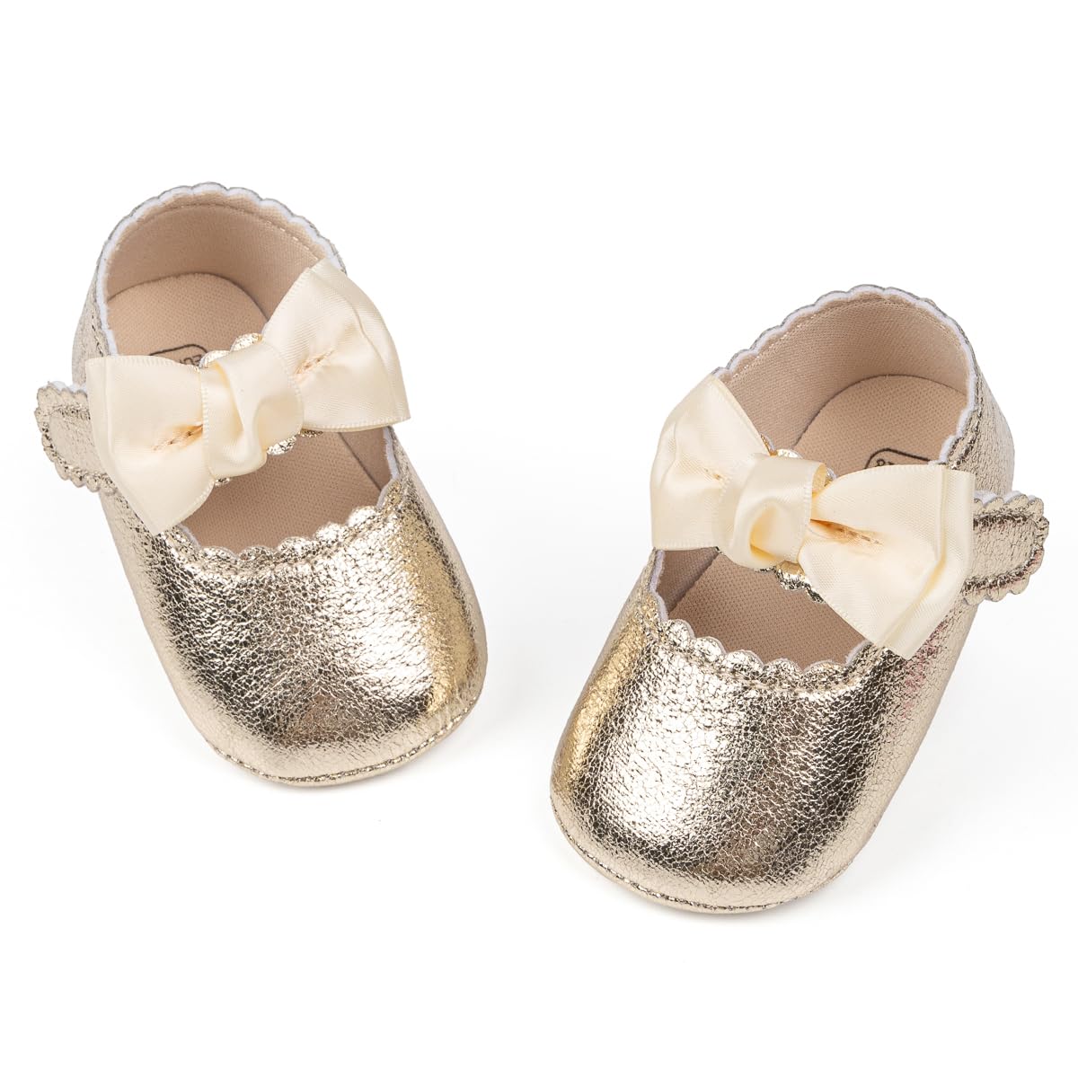 Sawimlgy Baby Girls Mary Jane Sequins Crown Flats