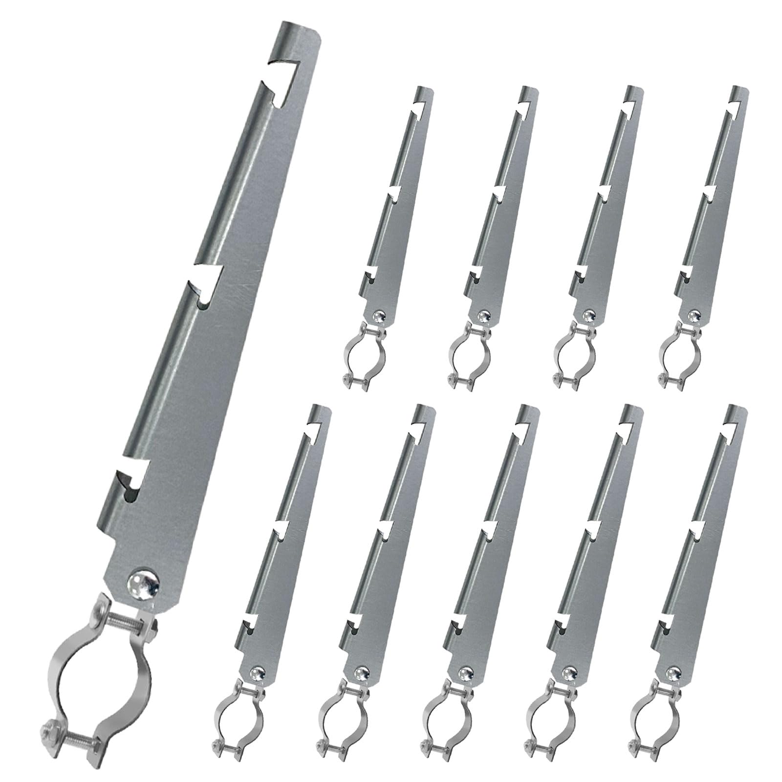 Chain Link Fence 15-Pack Galvanized Barbed Wire Arms - Extensions (All  Hardware Included) Privacy Fence Panels