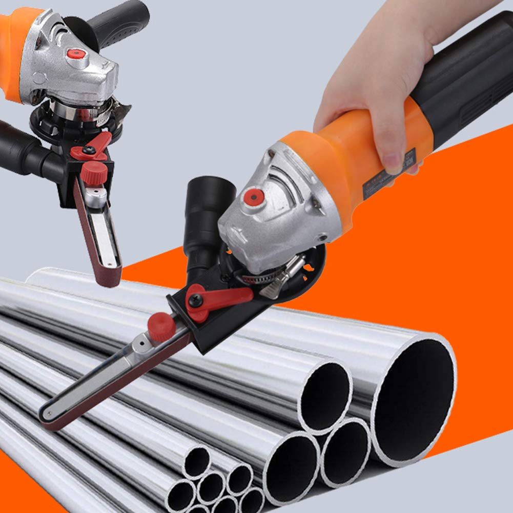 Sanding Machine, Belt Sander, Angle Grinder Accessories for 10mm Spindle, Aluminum Alloy