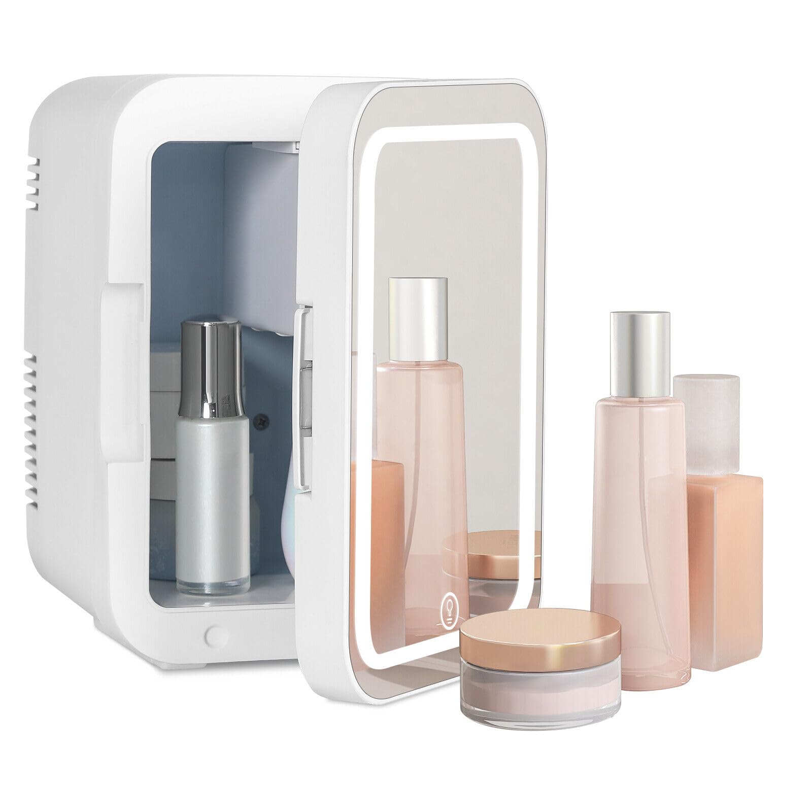 YU YUSING Nevera Pequeña para Maquillaje 4 L, Mini Nevera Cosmética