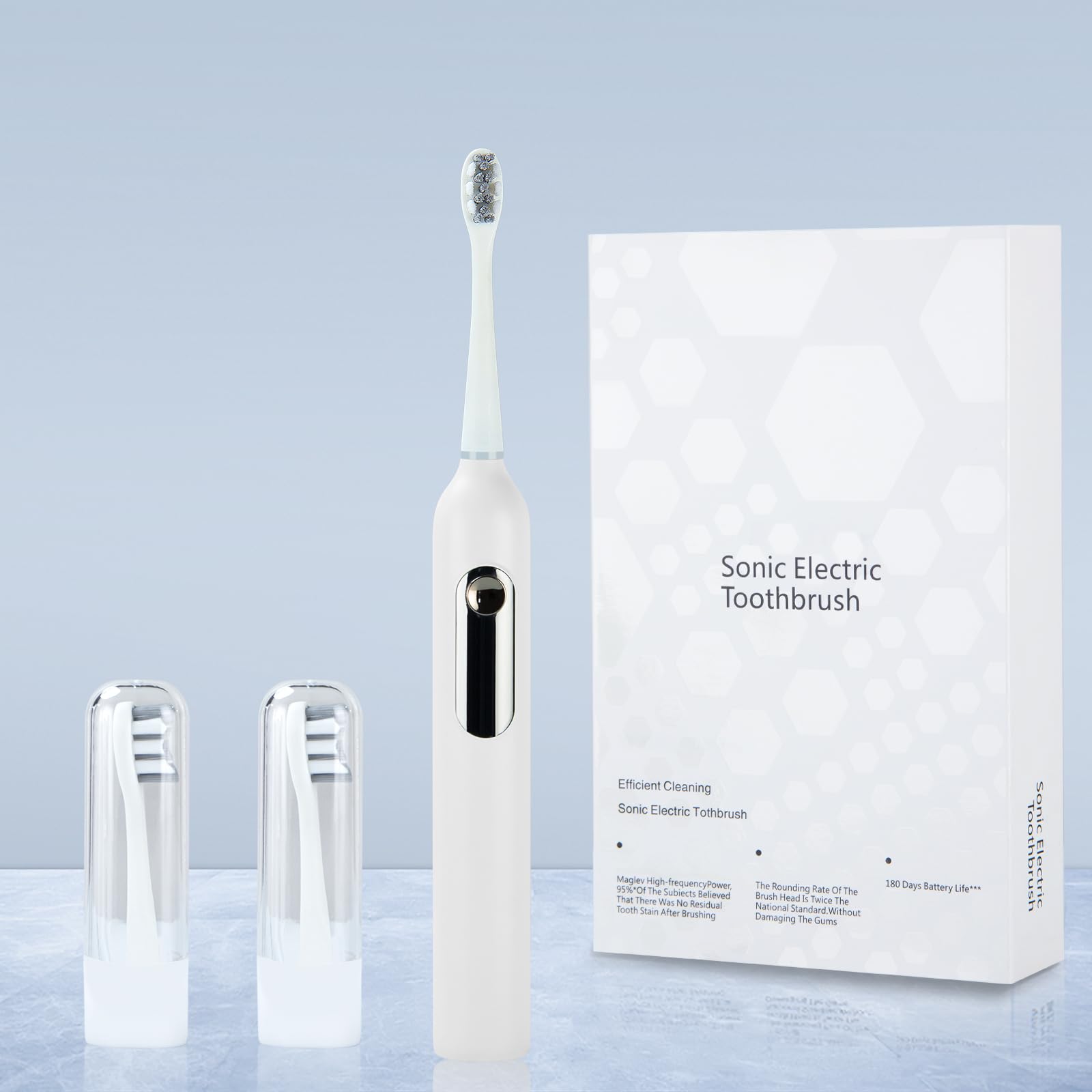 Sonic Rechargeable Electric Toothbrush with Smart Timer