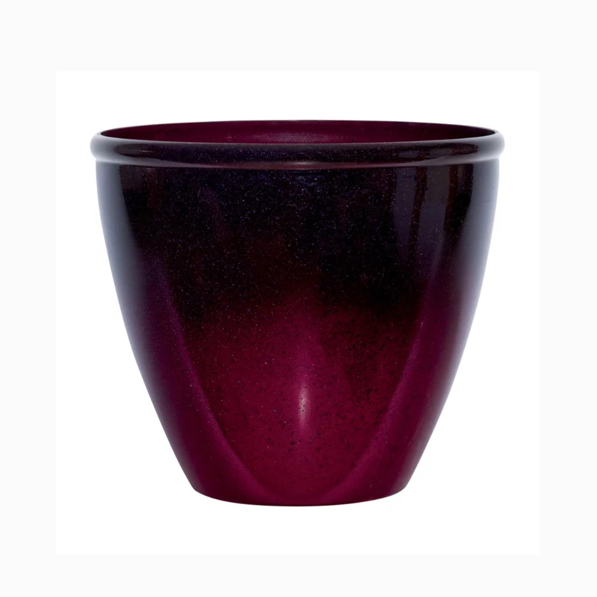 XPSHP25112 indoor plant pot Plant Pots Resin Multicolor Flower Simple Gradient Color Planters Succulent Plants Green Breeding Home Decoration For balcony decoration(Red)