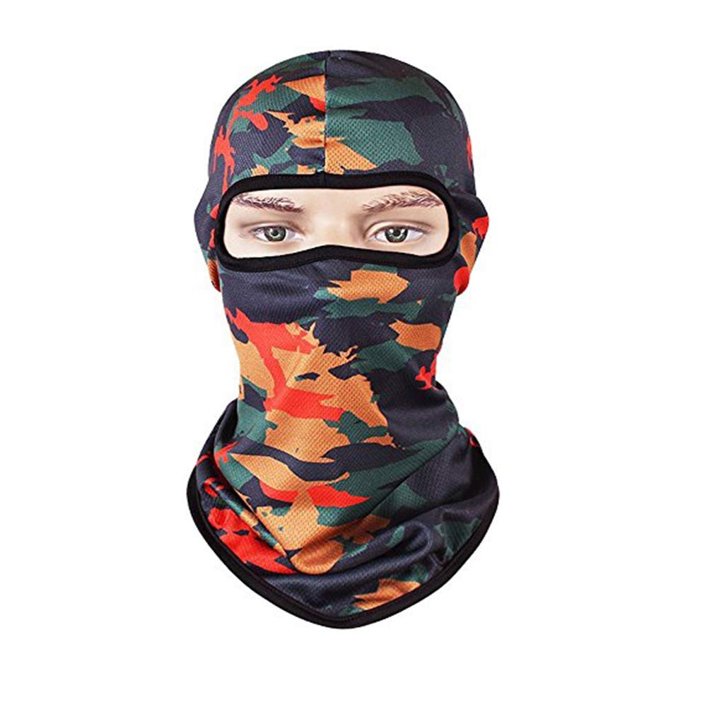 JPOJPO Sturmhaube für Fahrradfahren, Vollgesichtsmaske für die Jagd, taktisches Kopftuch, Sturmhaube, Winter, warm, Größe 12