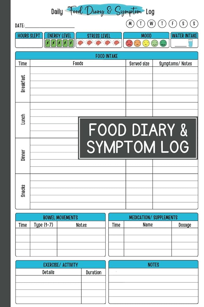 Food Diary & Symptom Log: 90-Day Tracking Diet Affects for Food Sensitivity, IBS, Intolerance, Allergies Low FODMAP Diet, Crohn's and Mood Disorders: Jadie, Jeeria: Amazon.com: Books food-diary-symptom-log-90-day-tracking-diet-affects-for-food-sensitivity-ibs-intolerance-allergies-low-fodmap-diet-crohn-s-and-mood-disorders-jadie-jeeria-amazon-com-books