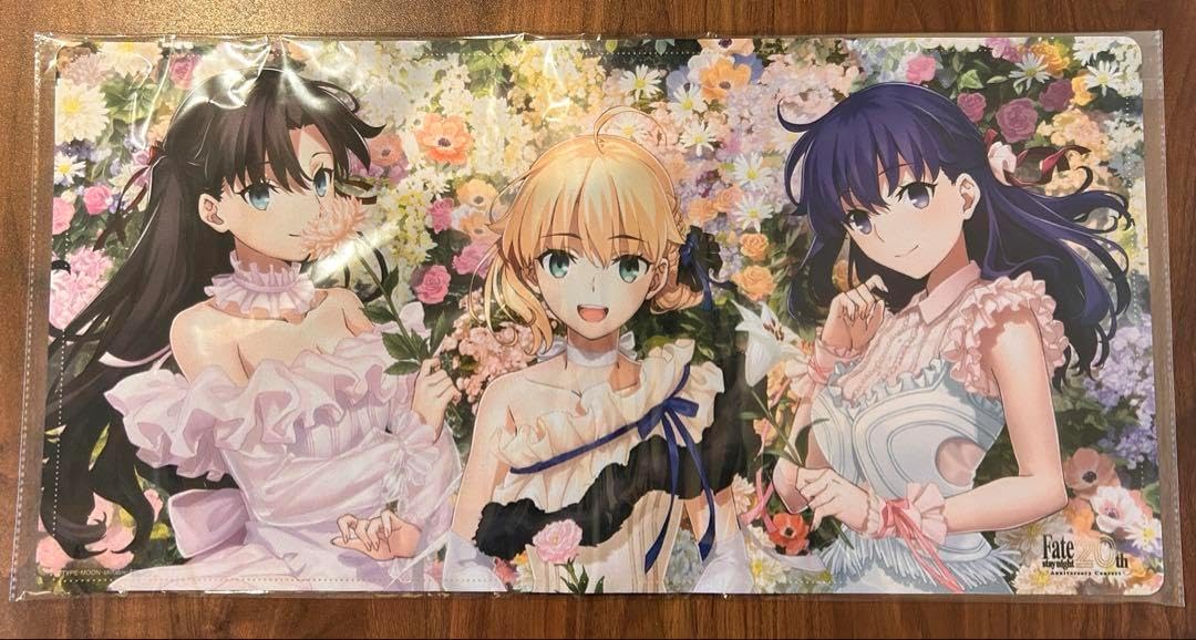 Fate stay night 20th コンサート デスクマット プレイマット デスクラバーマット