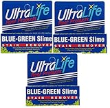 UltraLife Blue Green Slime (3 Packs) Stain Remover for Safe Slime Cleaning in Freshwater Aquariums - Each Treats 150 Gallons (3 Items)