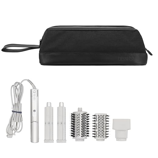 Buwico Airwrap Travel Case for Dyson/Shark Flexstyle, Travel Pouch for Dyson Airwrap/Shark Flexstyle Complete Styler and Attachments, Travel Bag for Dyson/Shark Hair Dryer (Black)