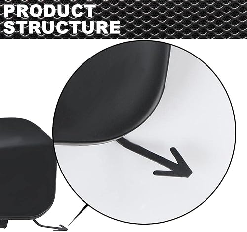 Miniatura 6 de Cubierta de gancho de remolque para parachoques delantero compatible con Nissan Rogue 2014 2015 2016 (no compatible con modelos deportivos y solo se