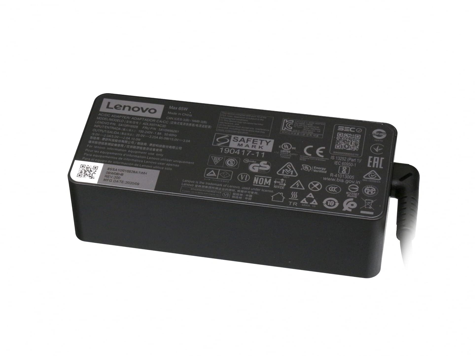 Buy Lenovo USBC ACadapter 65 Watt normal original ThinkPad T490s